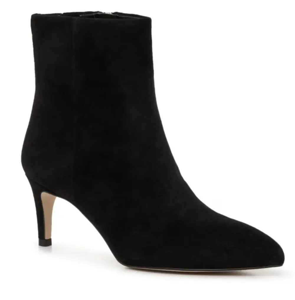 Sam Edelman Women's Black Suede Signature Collection Ukie Bootie Size 8M